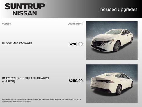 Certified 2026 Nissan Sentra S w/ Floor Mat Package FWD image 2