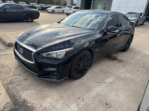 Used 2018 INFINITI Q50 Red Sport 400 w/ Sensory Package (Sport) image 1