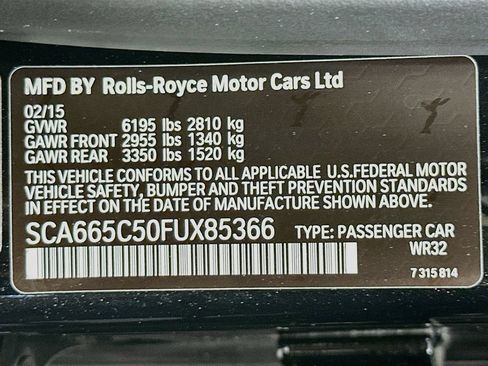 Used 2015 Rolls-Royce Wraith RWD image 18