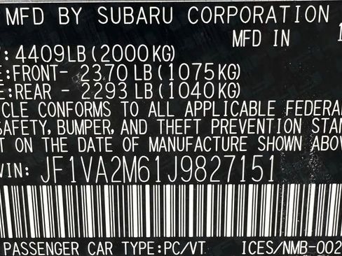 Used 2018 Subaru WRX STI image 37