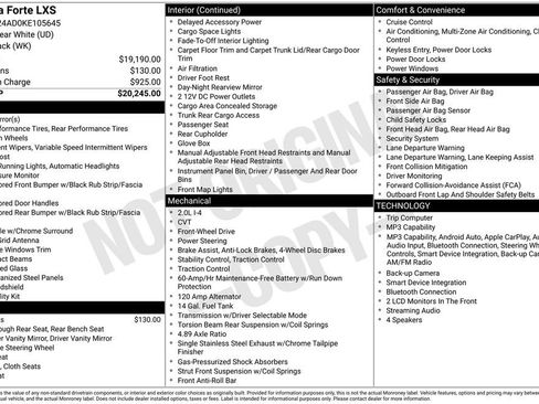 Used 2019 Kia Forte LXS FWD image 36