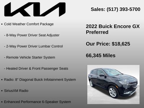 Used 2022 Buick Encore GX Preferred w/ Cold Weather Comfort Package AWD/4WD image 5