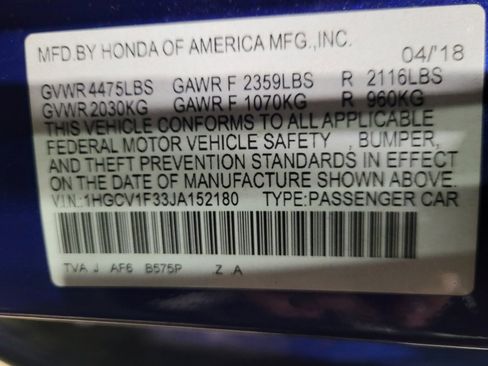 Used 2018 Honda Accord Sport image 33