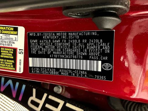 Used 2019 Toyota Camry LE image 42