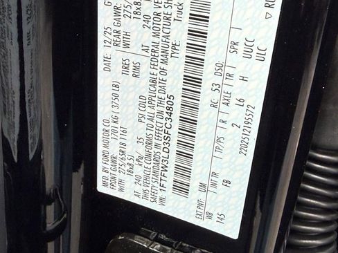 New 2025 Ford F150 XLT w/ Equipment Group 302A MID image 18