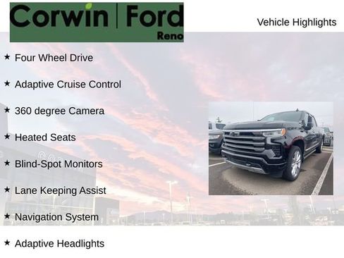 Used 2023 Chevrolet Silverado 1500 High Country w/ High Country Premium Package AWD/4WD image 8