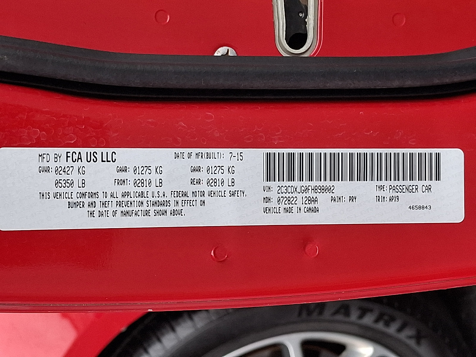 Used 2015 Dodge Charger SXT w/ AWD Plus Group image 28