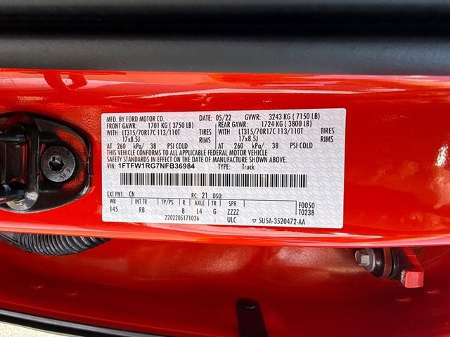 Used 2022 Ford F150 Raptor w/ Equipment Group 801A High AWD/4WD image 42
