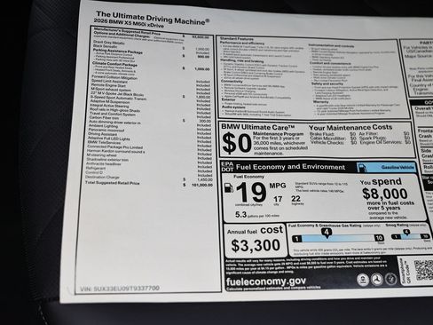 New 2026 BMW X5 M60i w/ Climate Comfort Package AWD/4WD image 26
