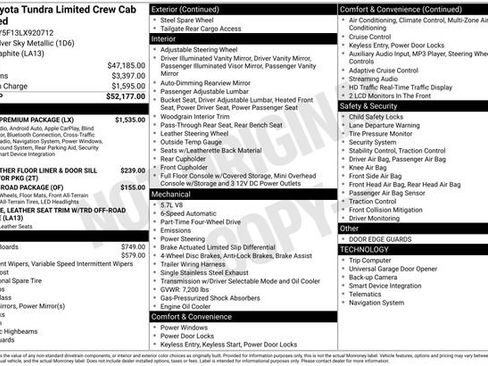 Used 2020 Toyota Tundra Limited w/ Limited Premium Package image 30