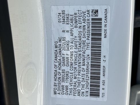 Certified 2024 Honda Civic Sport image 25