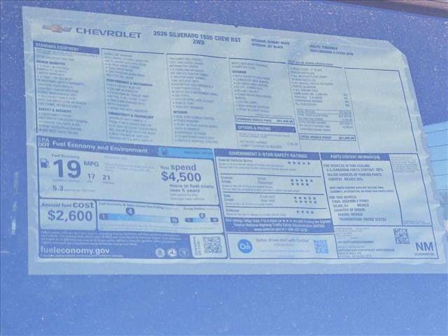 New 2026 Chevrolet Silverado 1500 RST w/ RST Select Package RWD image 16