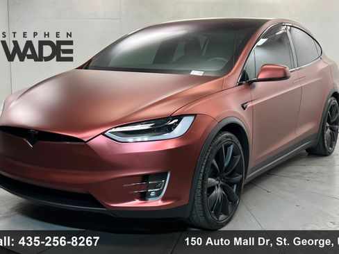 Used 2019 Tesla Model X 100D AWD/4WD image 1