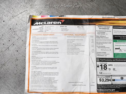 Used 2012 McLaren MP4-12C Coupe RWD image 54