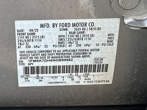 Used 2022 Ford Explorer XLT RWD image 22