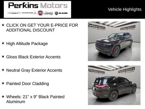 Used 2024 Jeep Grand Cherokee L Summit w/ High Altitude Package AWD/4WD image 7