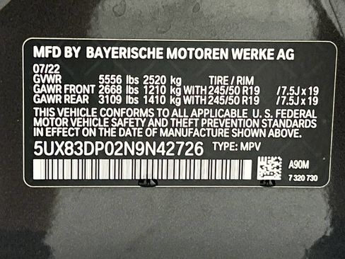 Certified 2022 BMW X3 M40i w/ Premium Package AWD/4WD image 34