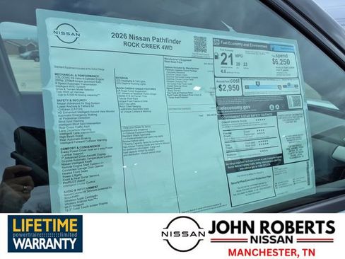New 2026 Nissan Pathfinder Rock Creek image 19