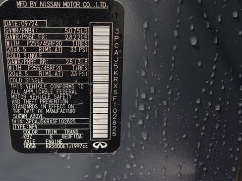 Certified 2025 INFINITI QX55 Essential w/ Accent Package image 41