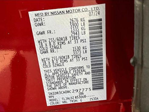 Certified 2024 Nissan Pathfinder SL image 32