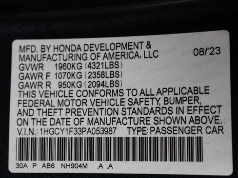 Used 2023 Honda Accord EX image 28