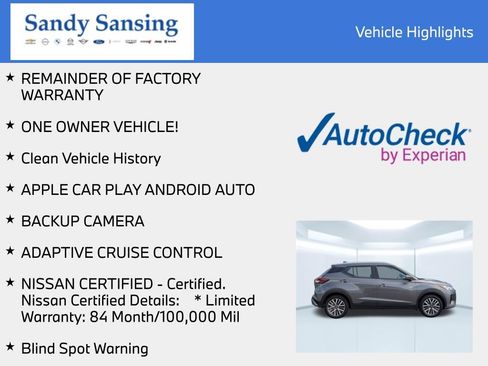 Used 2024 Nissan Kicks SV FWD image 8