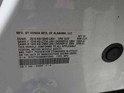 Used 2019 Honda Pilot EX image 20