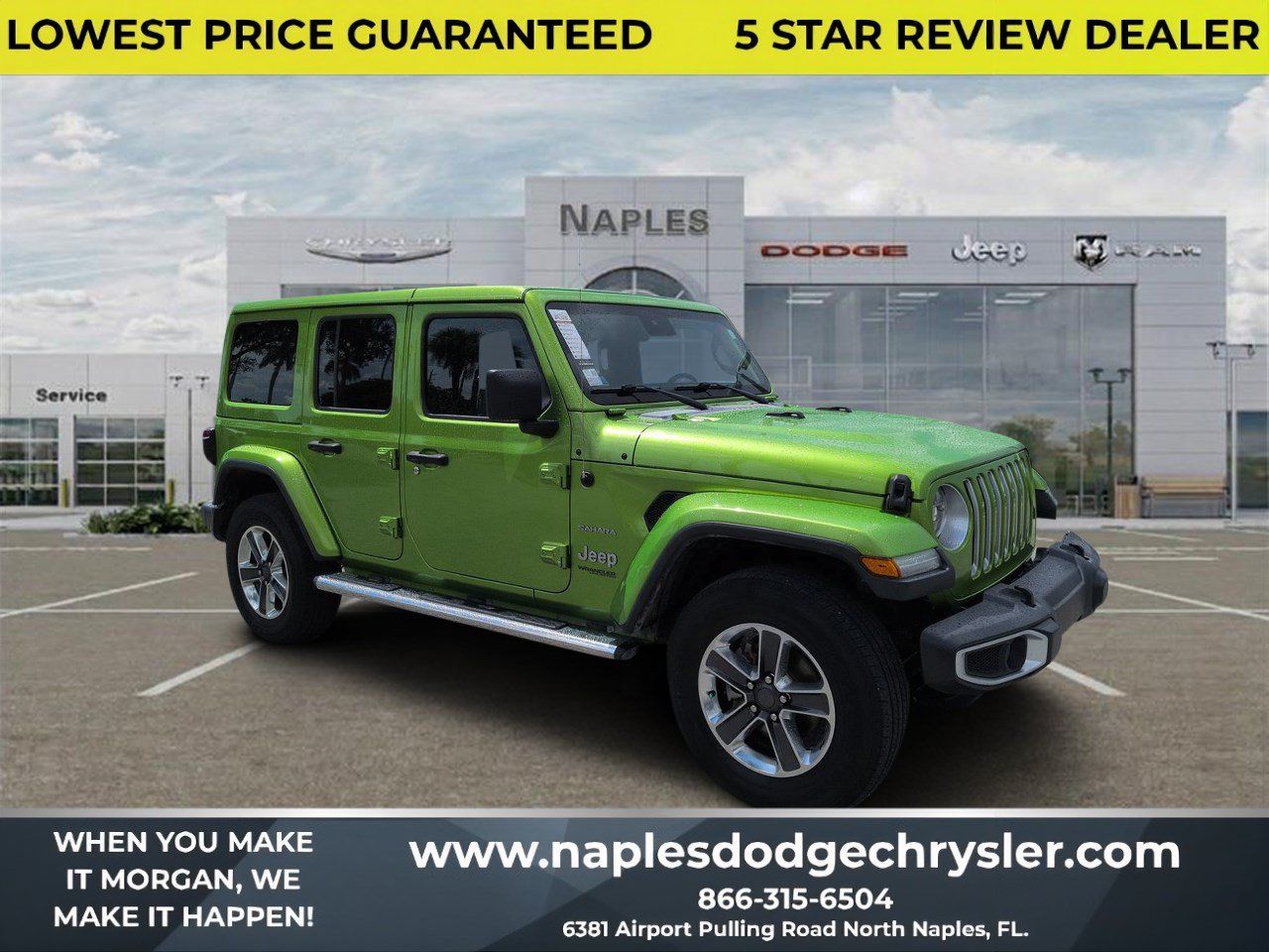 Used 2019 Jeep Wrangler Unlimited Sahara AWD/4WD image 1