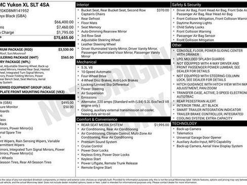 Used 2022 GMC Yukon XL SLT w/ SLT Premium Package image 3