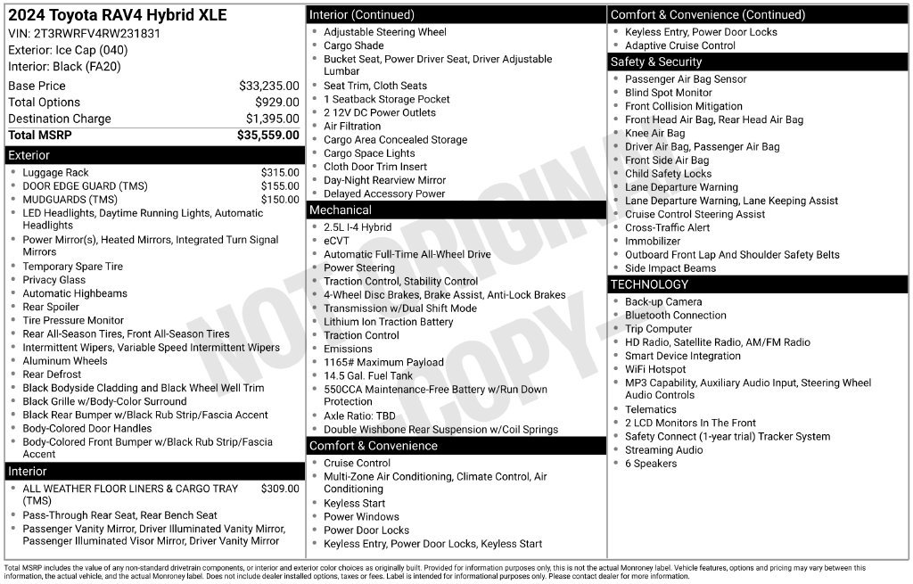 Used 2024 Toyota RAV4 XLE AWD/4WD image 2
