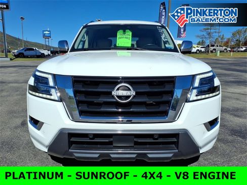 Used 2021 Nissan Armada Platinum w/ Captain's Chairs Package image 9