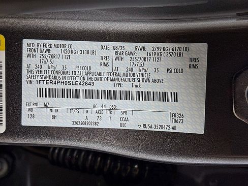 New 2025 Ford Ranger XL image 29