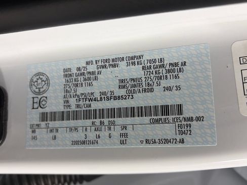 Certified 2025 Ford F150 Tremor AWD/4WD image 9