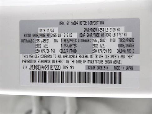 Certified 2024 MAZDA CX-90 Plug-In Hybrid w/ Premium Pkg image 24