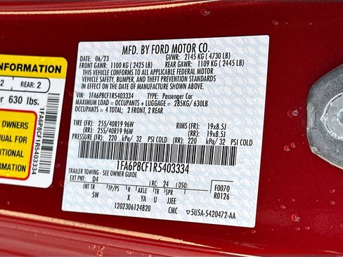 Used 2024 Ford Mustang GT Premium RWD image 30
