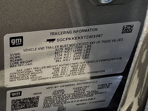 New 2026 Chevrolet Silverado 1500 LT AWD/4WD image 24