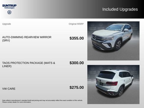 Used 2023 Volkswagen Taos SE FWD image 2