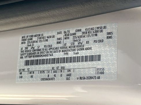 Used 2025 Ford Transit 350 148 High Roof Extended AWD w/ Exterior Upgrade Package image 32