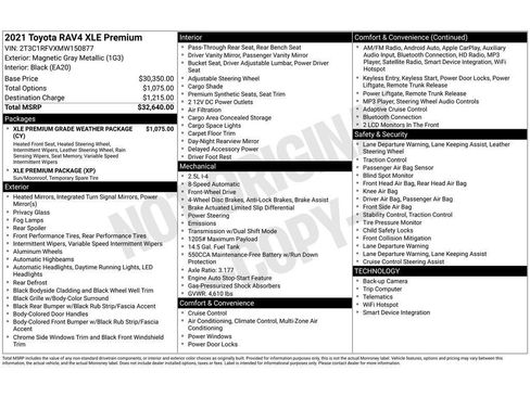 Used 2021 Toyota RAV4 XLE Premium image 2