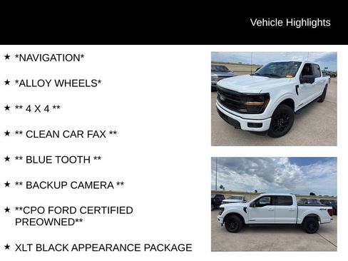 Used 2024 Ford F150 XLT w/ Equipment Group 302A MID AWD/4WD image 4