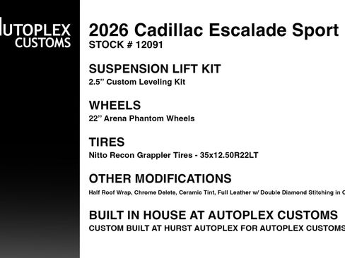 Used 2026 Cadillac Escalade Sport w/ Touring Package RWD image 2