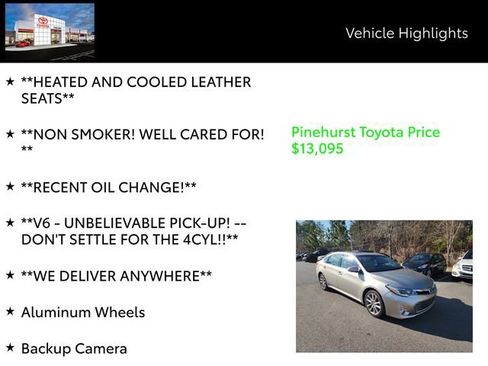 Used 2013 Toyota Avalon Limited image 19