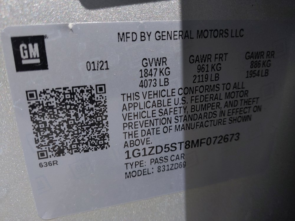 Used 2021 Chevrolet Malibu LT FWD image 33