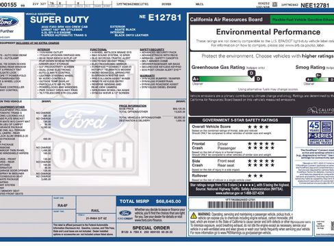 Used 2022 Ford F250 Lariat w/ Black Appearance Package image 37