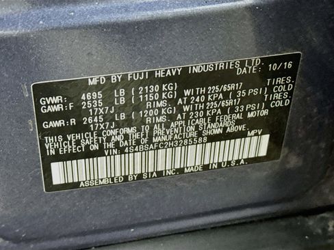 Used 2017 Subaru Outback 2.5i Premium image 29