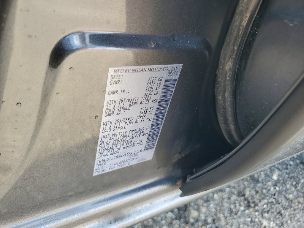 Certified 2025 Nissan Frontier SV RWD image 26