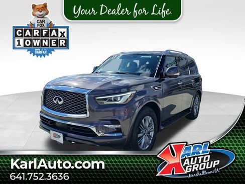 Used 2022 INFINITI QX80 Luxe w/ All-Season Package image 1