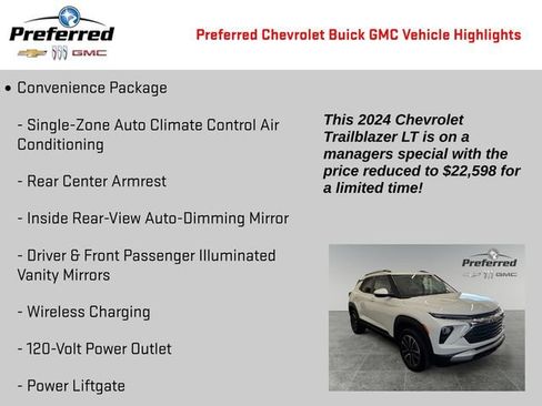 Certified 2024 Chevrolet TrailBlazer LT w/ Convenience Package AWD/4WD image 4