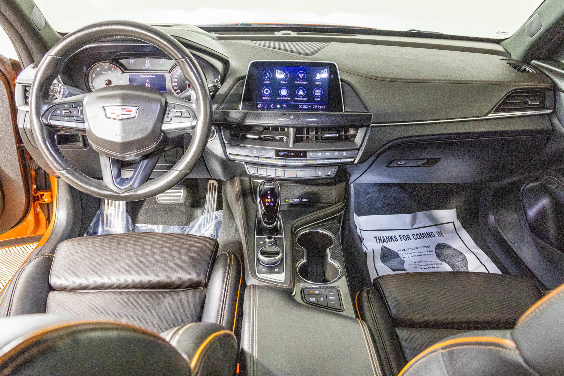 Used 2022 Cadillac CT4 V w/ LPO, ONYX Package AWD/4WD image 27