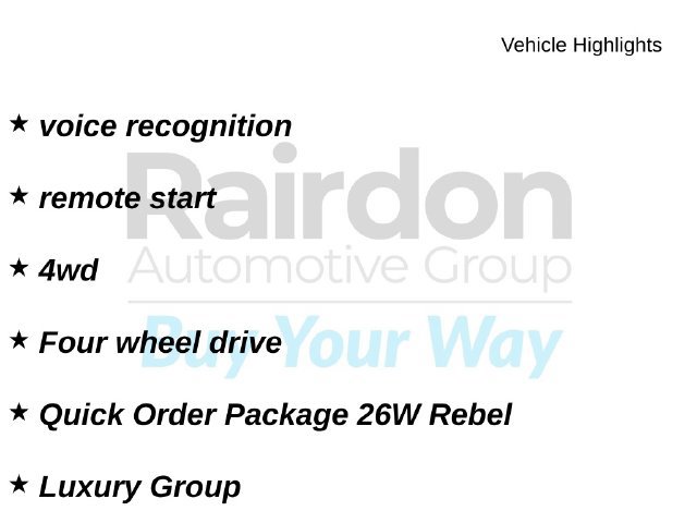 Used 2016 RAM 1500 Rebel w/ Luxury Group AWD/4WD image 21